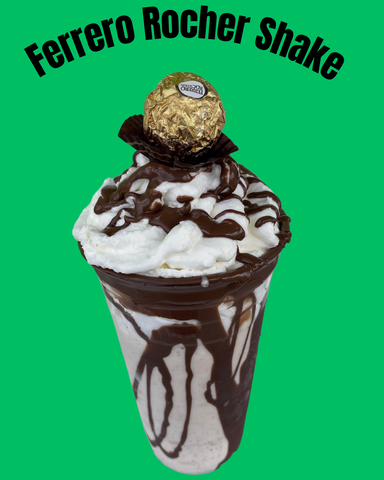 Ferrero Rocher ice cream shake