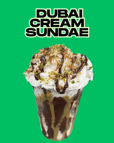 Dubai ice cream sundae
