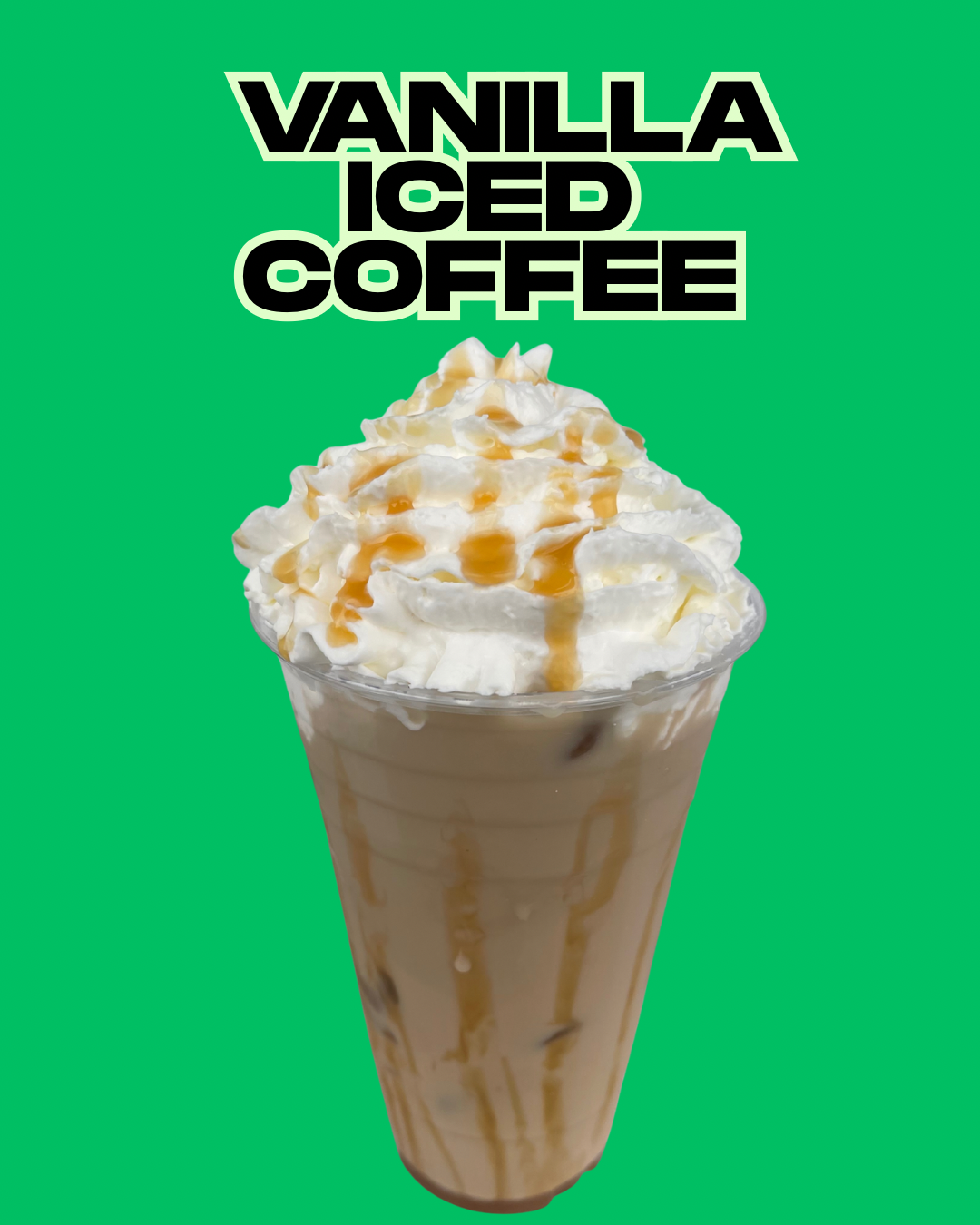 Vanilla iced coffee