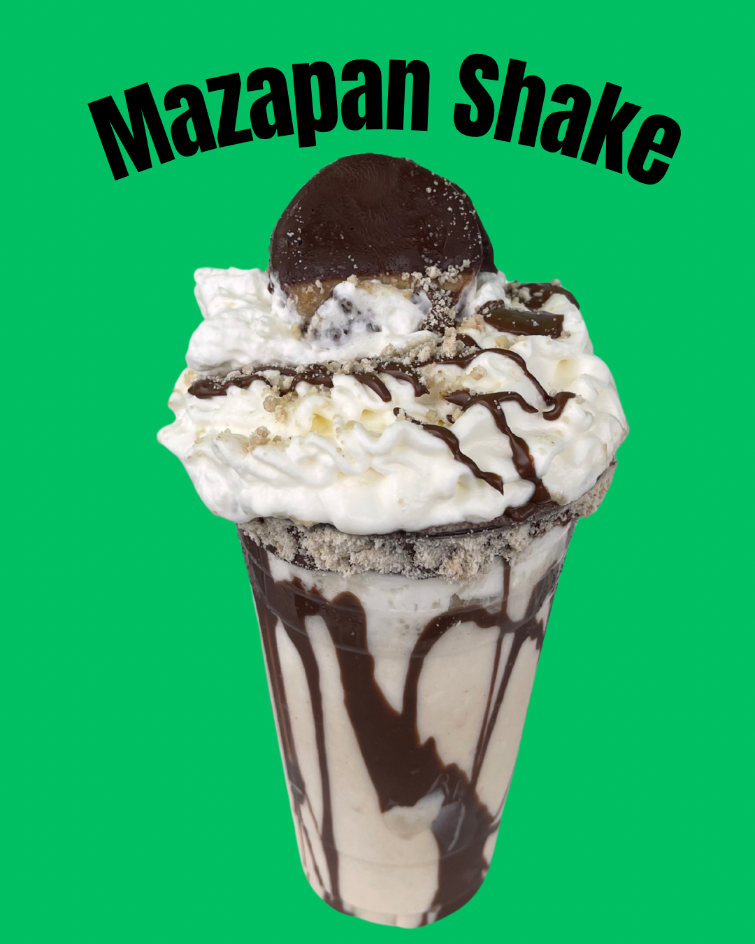 Mazapán ice cream shake