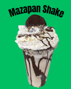 Mazapán ice cream shake