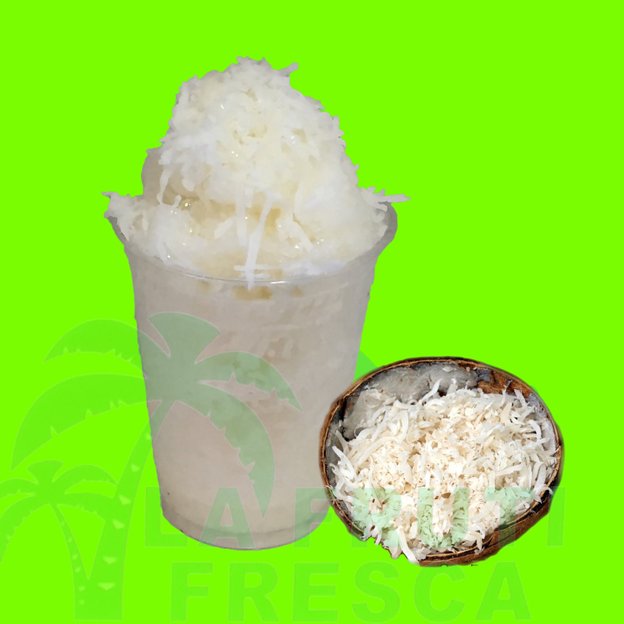 Coconut Shaved Ice | Coconut Raspado