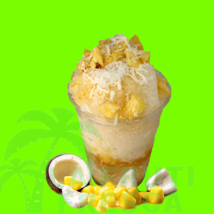 Piña Colada Shaved Ice | Piña Colada Raspado
